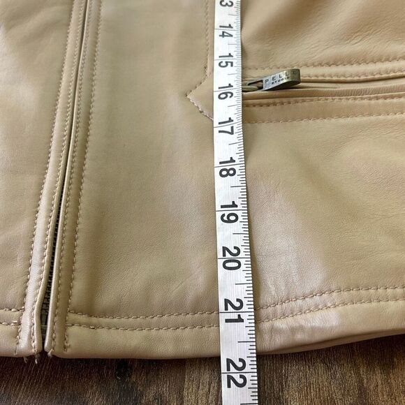 NWT Vtg Pelle Studio Wilsons Leather Jacket tan Sz L Butter soft lined - Picture 11 of 11